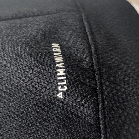 Adidas Small Black Climawarm Zip Up Hoodie Sweatshirt - Picture 7 of 10